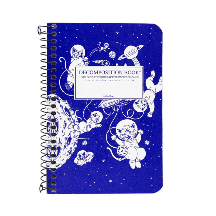 Decomposition Kittens In Space 4"x6" College Spiral 60ct