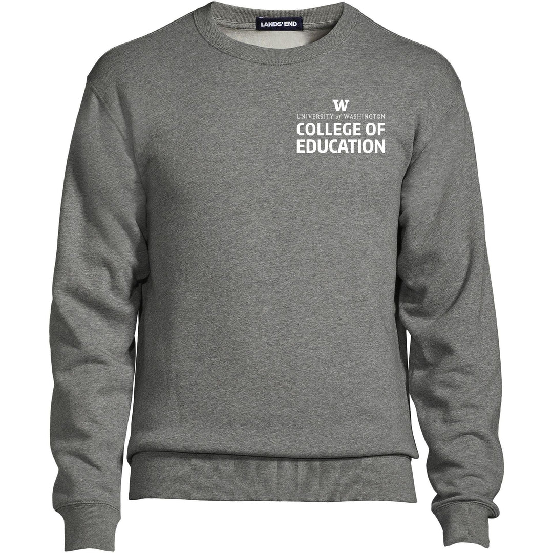 Lands' End Unisex UW College of Education Crewneck Sweatshirt