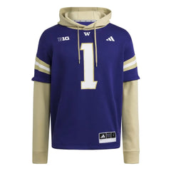 adidas Men's #1 Football Jersey Pullover Hoodie