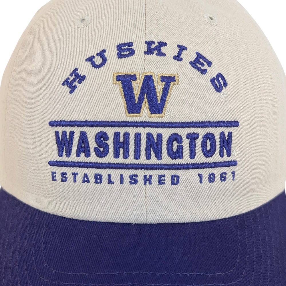 47 Brand Two Tone Washington Huskies Windham Clean Up Adjustable Hat