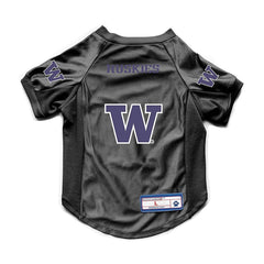 Little Earth W Huskies Big Dog Pet Stretch Jersey Black Hover