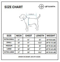 Little Earth Black W Huskies Retro Pet Puffer Vest