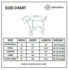 Little Earth Black W Huskies Retro Pet Puffer Vest Hover
