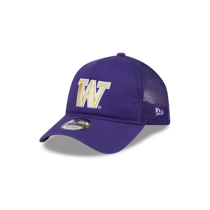 New Era Purple 9Forty A Frame Trucker Hat