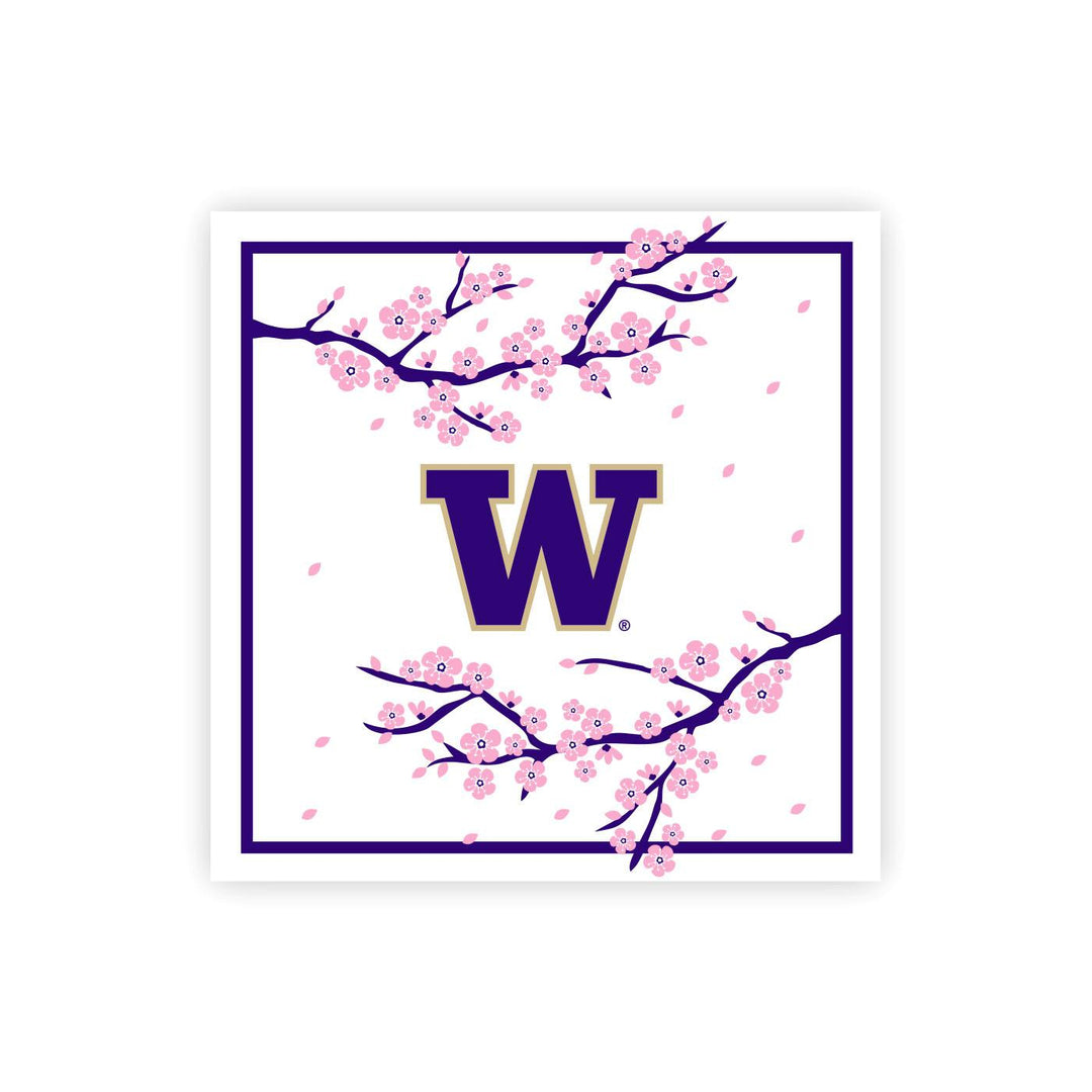 Neil W Cherry Blossom Branches Wood Magnet