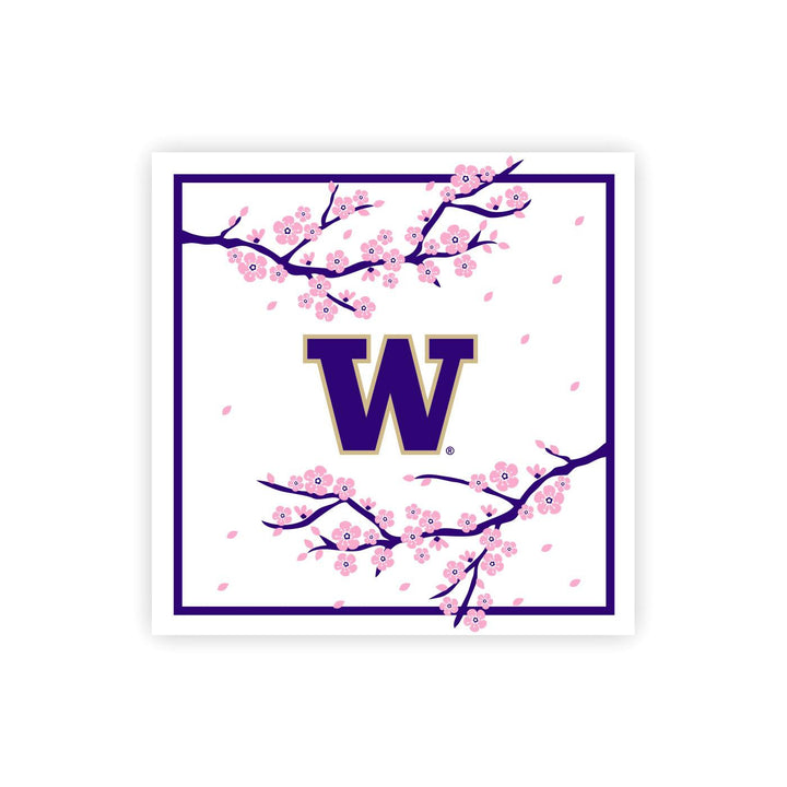 Neil W Cherry Blossom Branches Wood Magnet