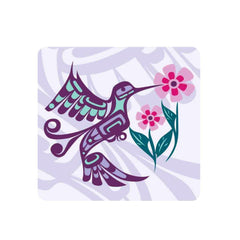 Native Northwest Hummingbird Coaster