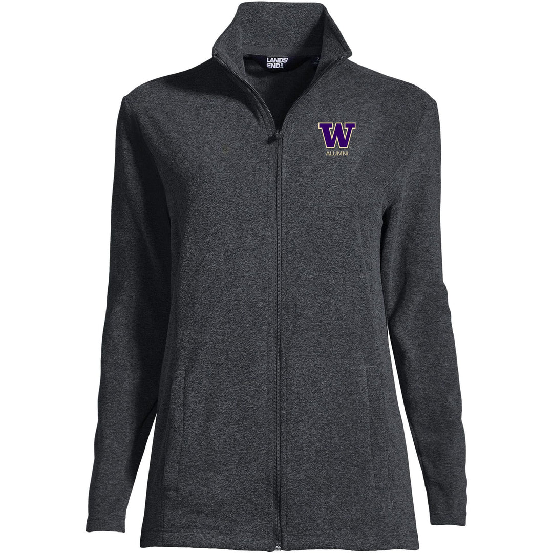 Lands' End Women's UW Alumni ThermaCheck Fleece Full Zip
