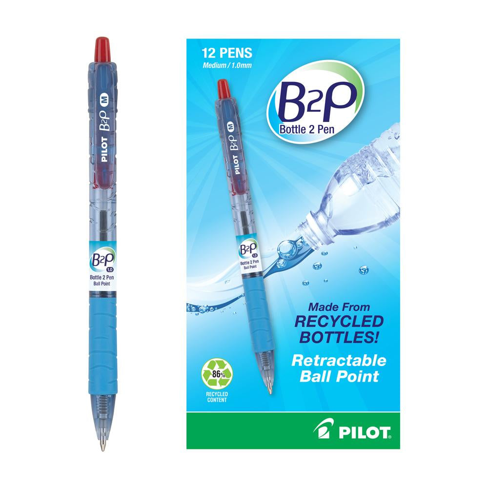 Pilot B2P 1mm Recycled Ballpoint Pen