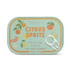 Photo of Paddywax Bistro Orange Citrus Spritz Tin Candle 4.5oz.