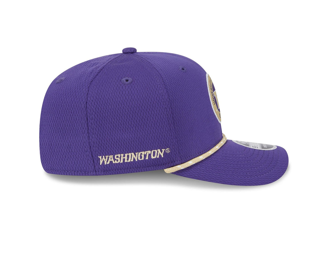 New Era Purple 9Seventy Circle Rope CFB Sideline Stretch Snap Adjustable Hat