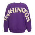 Hype and Vice Women's Washington Huskies Back Print Oversized Crewneck thumbnail