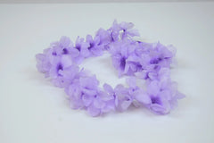 Neil Purple and White Flower Lei