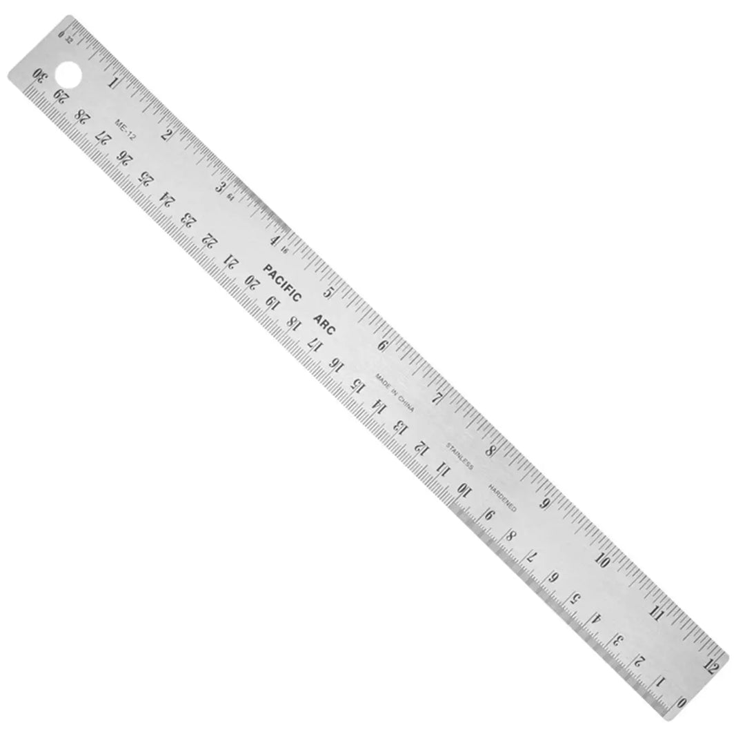 Pacific Arc Flexible Stainless Steel Cork-backed Ruler
