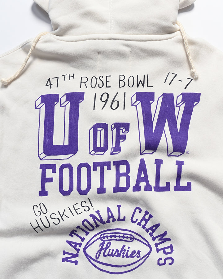ROF Unisex 1960 National Champs W Husky Head Hoodie