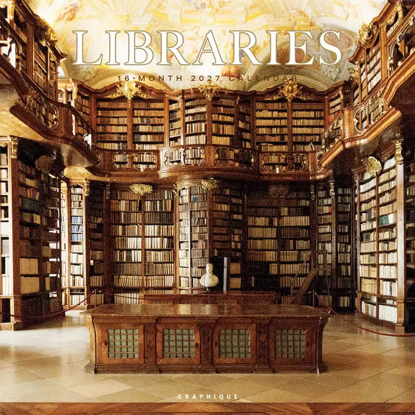 2027 Graphique De France 12" x 12" Libraries Wall Calendar