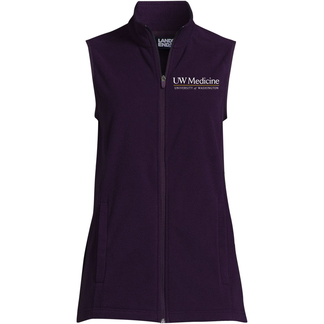 Lands' End Women's UW Medicine ThermaCheck Fleece Vest
