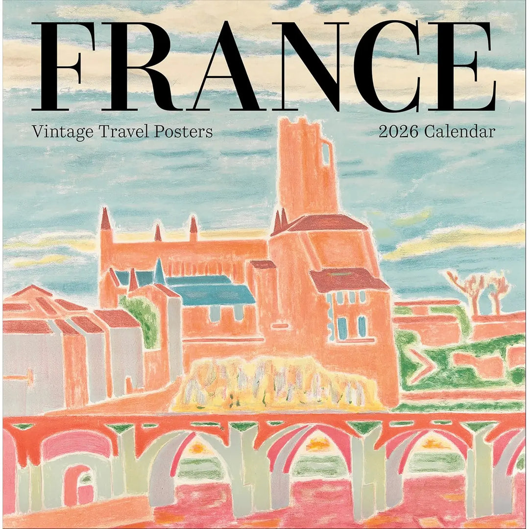 France: Vintage Travel Posters 2026 Wall Calendar