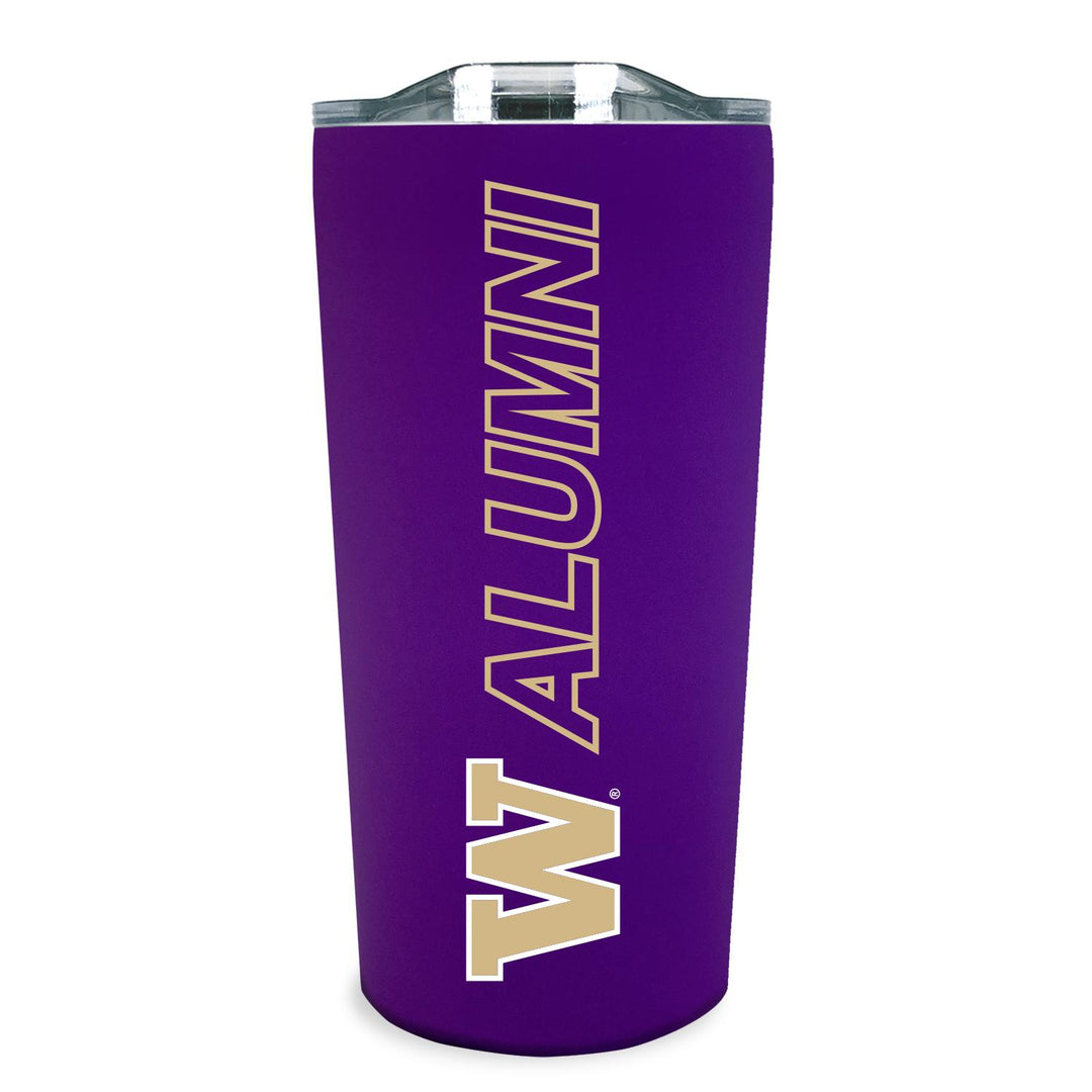 FG Purple W Alumni Soft Touch Stainless Tumbler 18oz