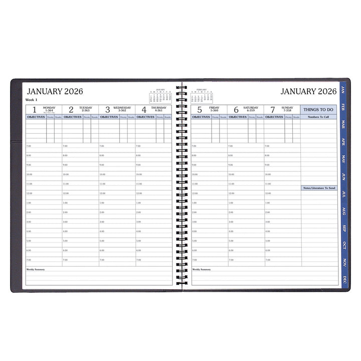 Payne Continental 2026 Annual 6.25" x 8" Time:Master Planner#color_navy