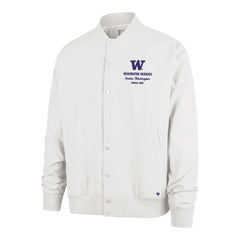 47 Brand Men's Washington Huskies Anderson Twill Bomber Jacket