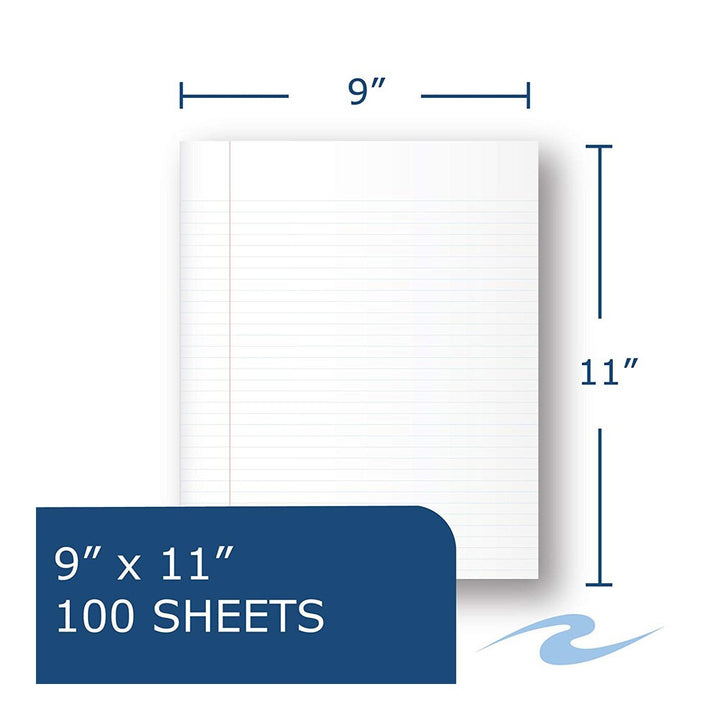 Roaring Spring Assorted 2 Subject College Ruled Spiral Bound Notebook 100ct