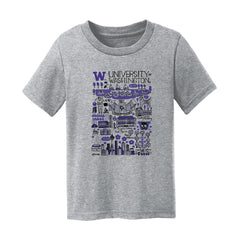 Camp David Toddler Gray Julia Gash U of W Tee