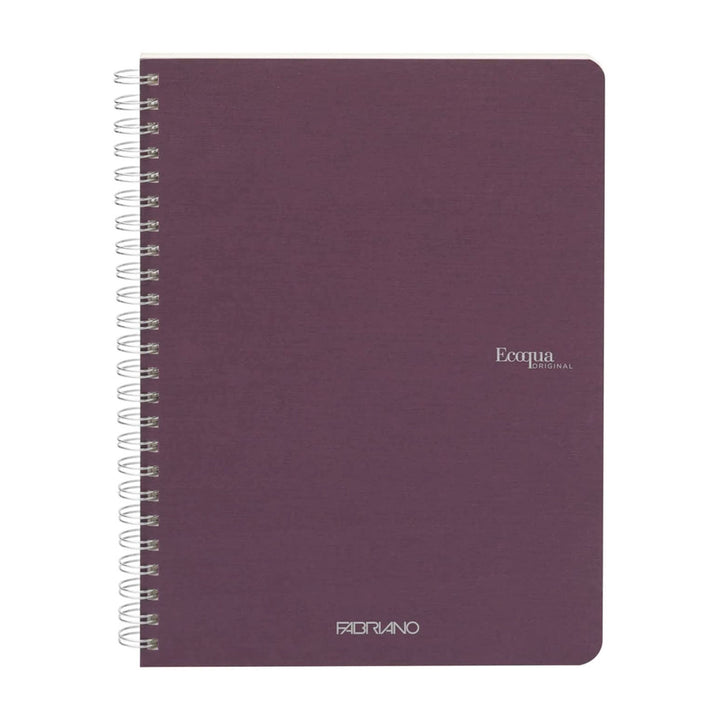 Fabriano Ecoqua 5.8" x 8.25" Spiral Grid Notebook 70 Sheets