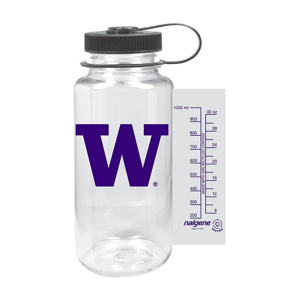 Nalgene Clear W Sustain Wide Mouth Water Bottle 32oz