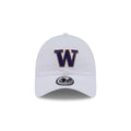 New Era White Washington Huskies W Logo Casual Classic Adjustable Hat thumbnail