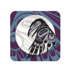 Photo of Native Northwest Raven Moon Coaster.
