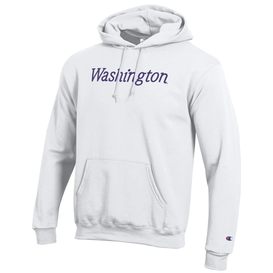 Champion Unisex 3D Embroidered Washington Type Powerblend Hoodie