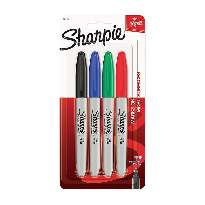 Sharpie Assorted Color Fine Tip Markers 4ct