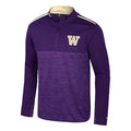 Colosseum Men's Washington Huskies SS26 Micro Mesh Quarter Zip Windshirt Front thumbnail