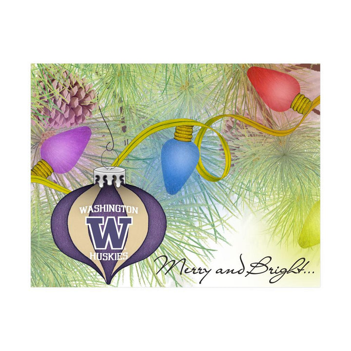 SayangNari Huskies Merry and Bright Holiday Card