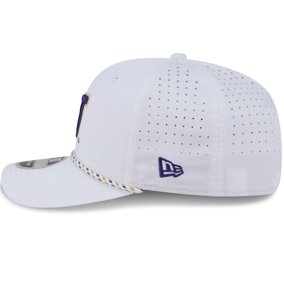 New Era White Washington Huskies 9Seventy Sport Stretch Snap Adjustable Hat
