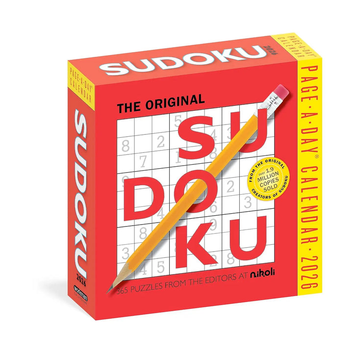Original Sudoku Page-A-Day Calendar 2026