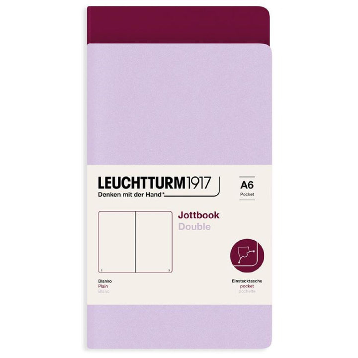 Leuchtturm 1917 Jottbook Double Pack A6 Flexcover Notebook 59ct