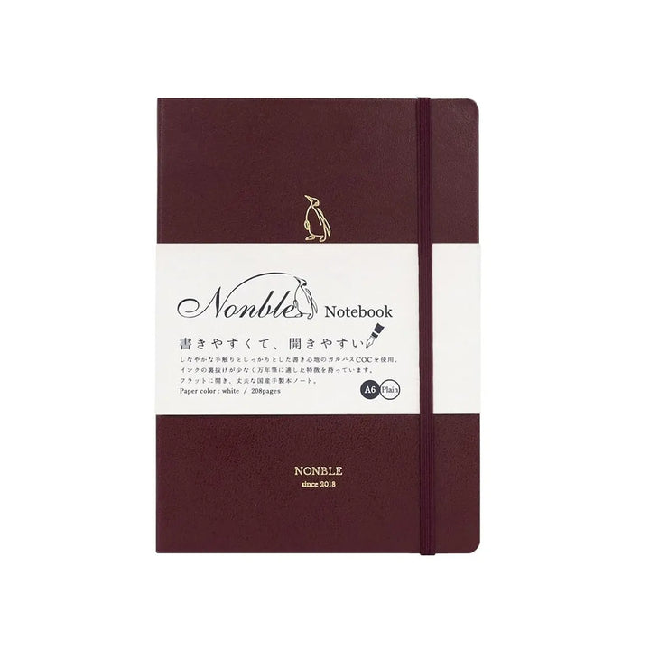 Kinokuniya Nonble A6 Hardcover Notebook 208 Pages