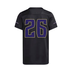 adidas Kids' Black Washington Huskies 2026 Off-Field Football Jersey Hover