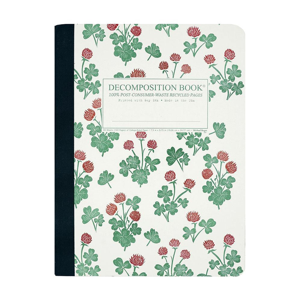 Decomposition Crimson Clover 7.5" x 9.75"College Sewn 80ct