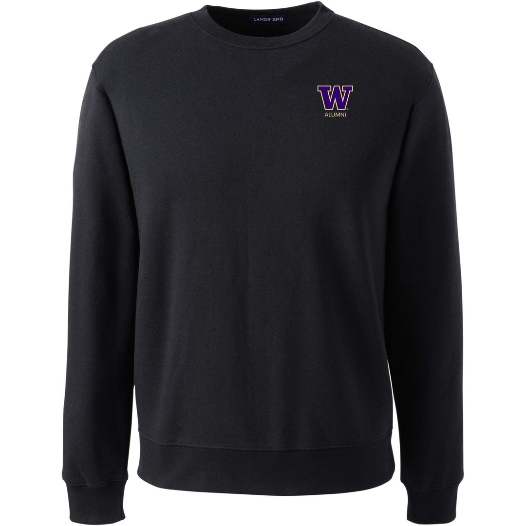 Lands' End Unisex UW Alumni Crewneck Sweatshirt