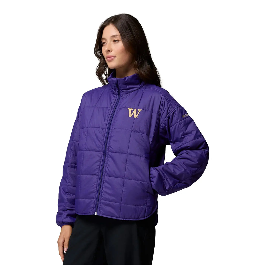 Columbia Women's Washington Huskies Sienna Hill Quilted Jacket