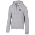 GFS Unisex Embroidered W Big Cotton Full Zip Hoodie Oxford thumbnail