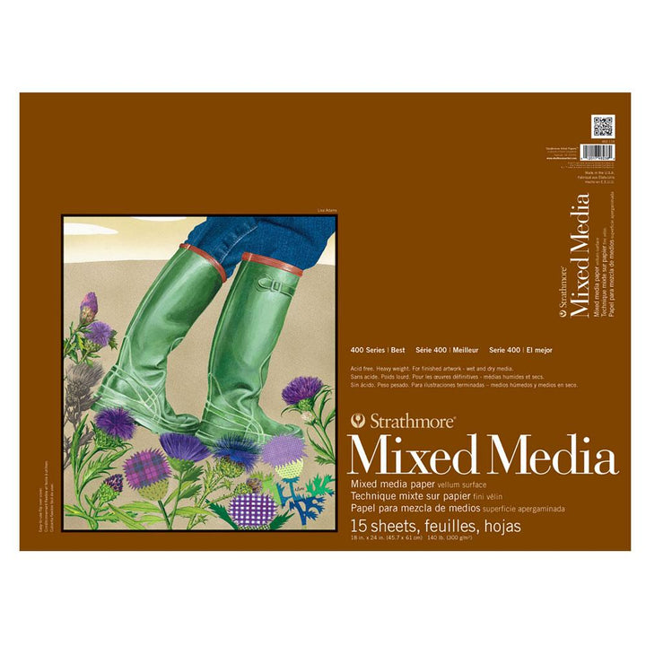 Strathmore 400 Series Mix Media Pad 15 Sheet