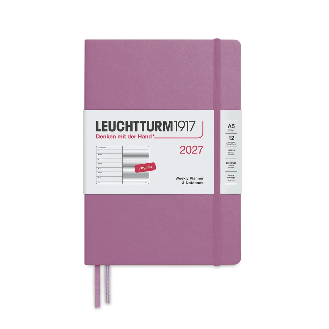 Leuchtturm 2027 A5 Weekly Hardcover Planner Notebook
