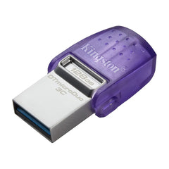 Photo of Kingston DataTraveler USB-A & USB-C 128GB Flash Drive.