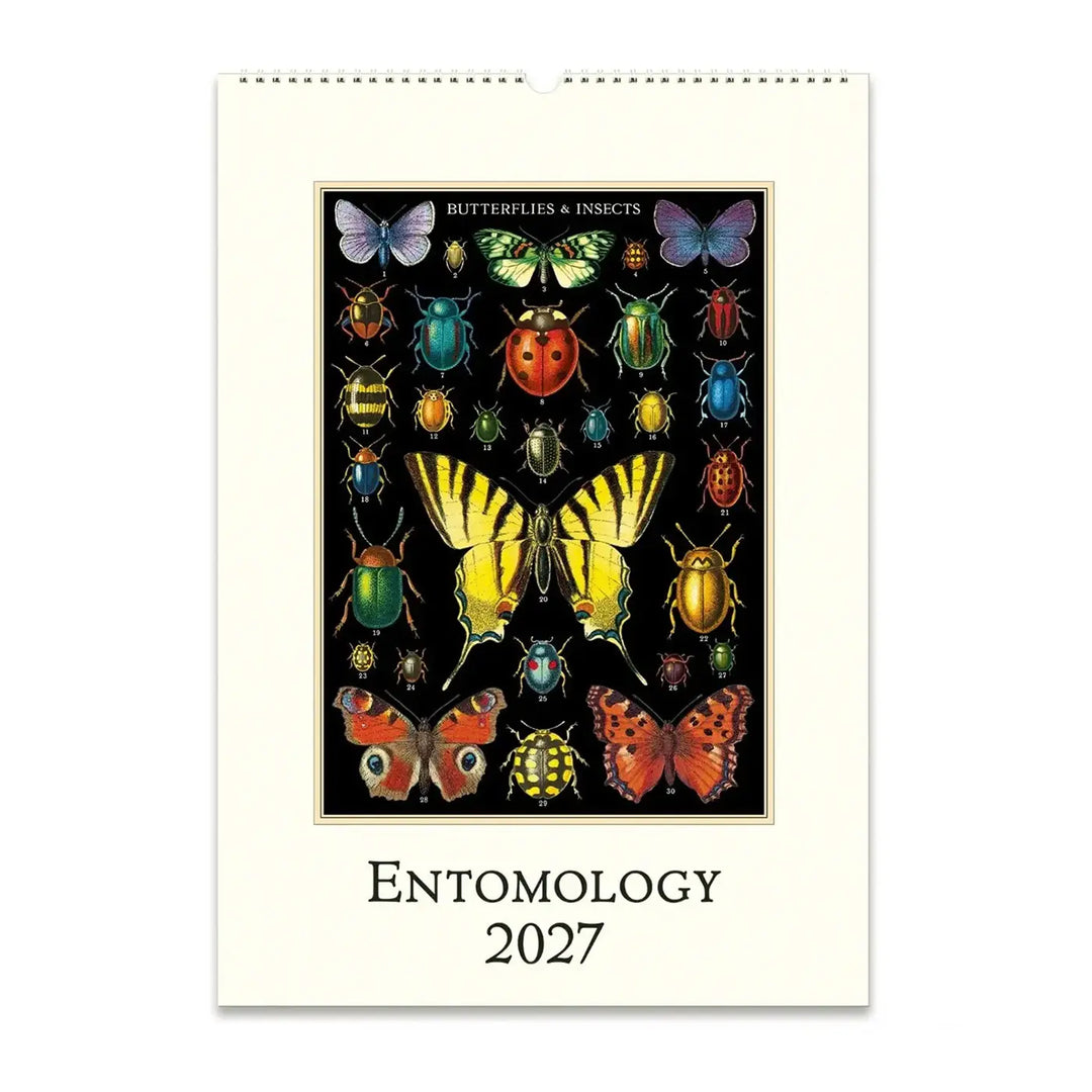 Cavallini Entomology 2027 Wall Calendar