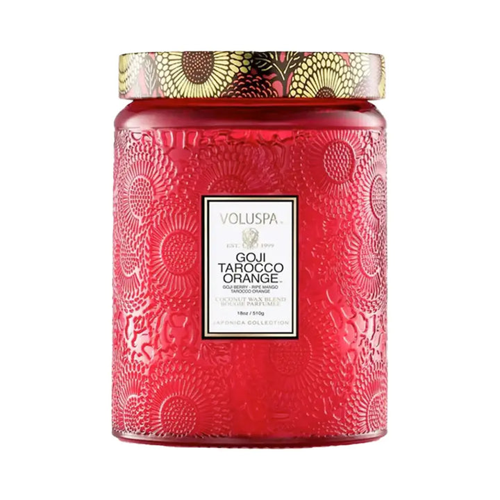 Voluspa Goji Tarocco Orange Large Jar Candle 18oz