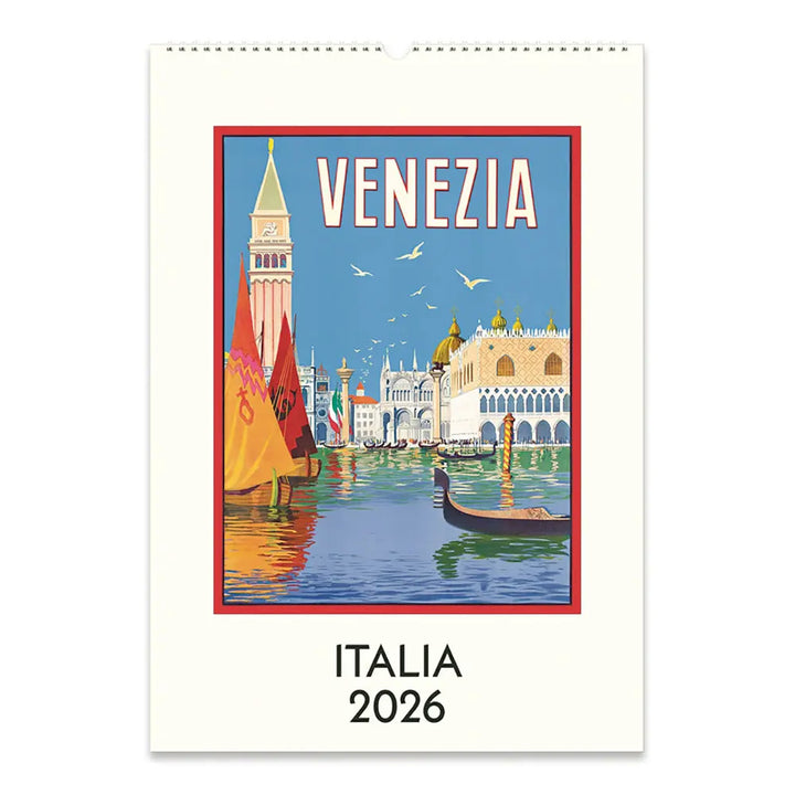 Cavallini Italia 2026 Wall Calendar